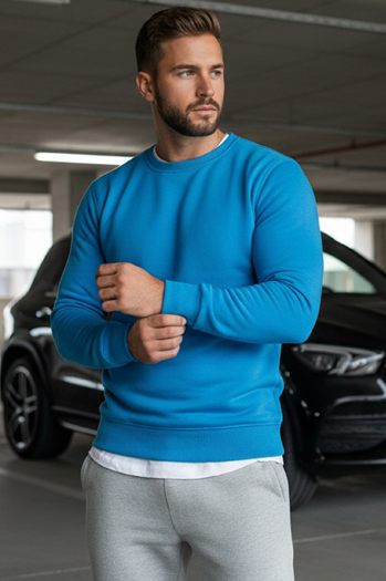 Herren Sweatshirt Blau Dstreet BX4386