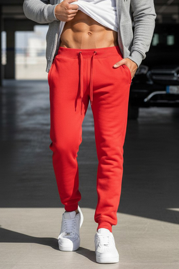 Herren Sporthose rot Dstreet UX2708