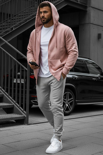 Herren Kapuzenpullover Rosa Dstreet BX4834