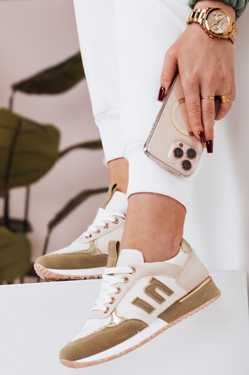 Damen Turnschuhe LENSI khaki Dstreet ZY0037