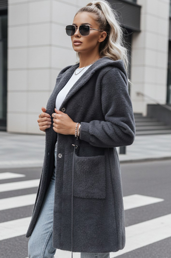 Damen Mantel MELBY Grau Dstreet NY0479