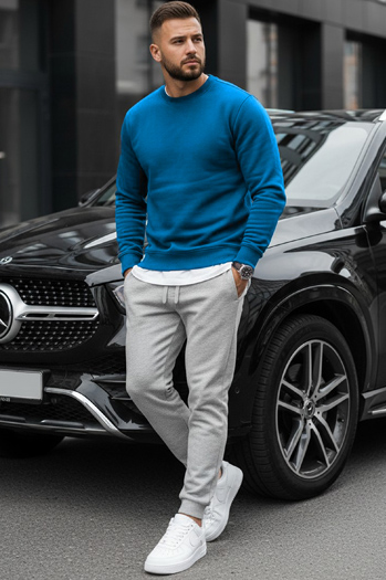 Herren Sweatshirt Dunkelblau Dstreet BX5058