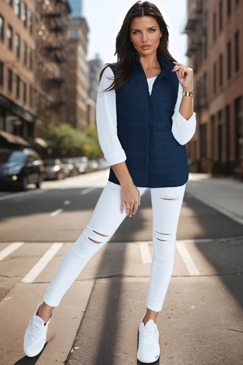 Damenweste ROSILA navy blau Dstreet TY2583