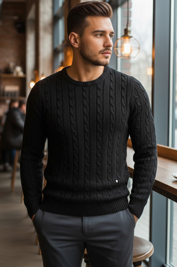 Herren Pullover Schwarz Dstreet WX1880