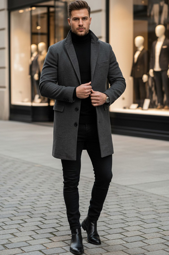 Herren Mantel Camel Dstreet CX0441