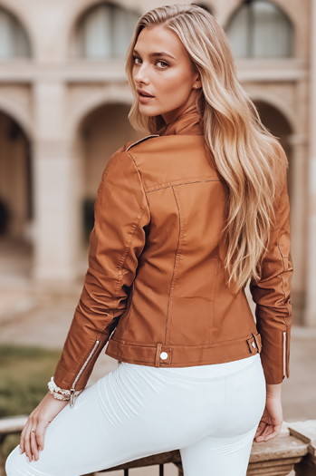 TERLA camel Damen Ramones Jacke Dstreet TY3039