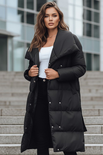 Damen Steppjacke Mantel FAVI schwarz Dstreet TY3089