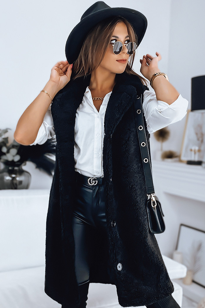 Damen Weste BALLA Schwarz Dstreet TY3199