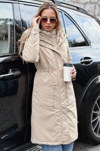 Damen Mantel ISLA Beige Dstreet TY3211