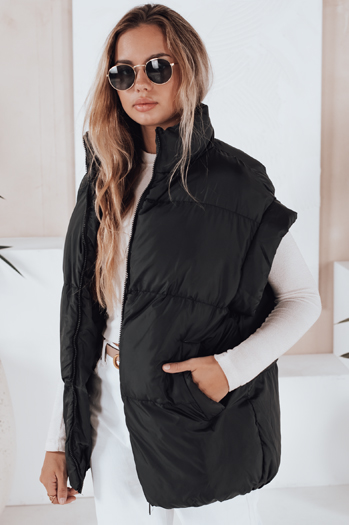 Damen Steppweste NIMIA Schwarz Dstreet TY3248