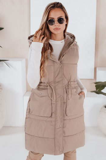 Damen Steppweste LADISA Caffee Dstreet TY3289