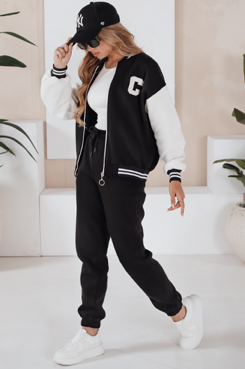 Damen Trainingsanzug-Set CELIA Farbe Schwarz DSTREET AY0771