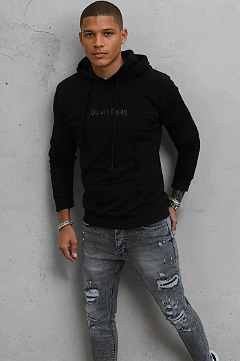 Herren Sweatshirt schwarz Dstreet BX5478