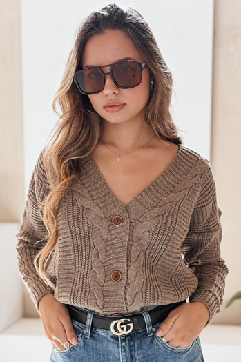 Damen Strickjacke DESTANY Farbe Beige DSTREET MY1738