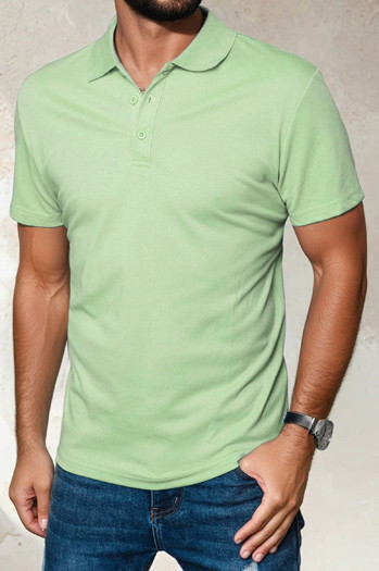 Grünes Herren-Polohemd Dstreet PX0554