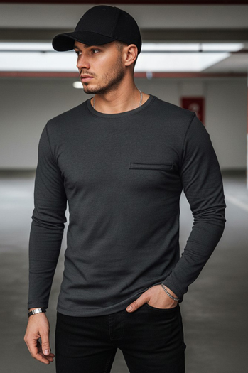 Herren Longsleeve Farbe Dunkelgrau DSTREET LX0561