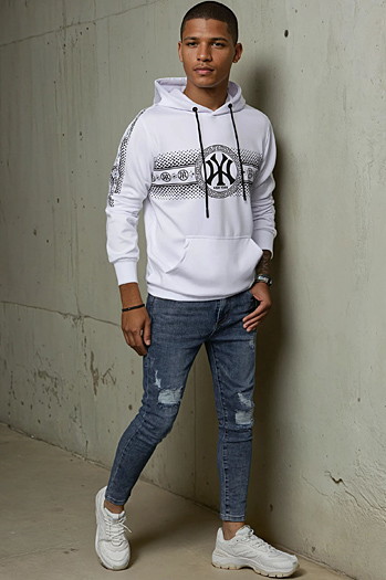 Herren Kapuzenpullover Farbe Schwarz DSTREET BX5567