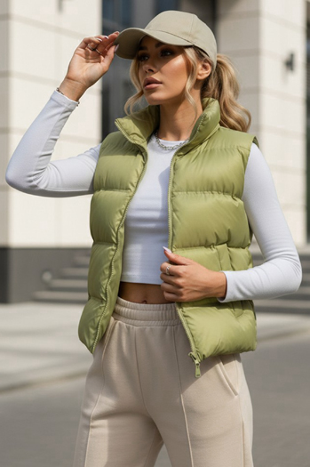 Damen Steppweste WILLOW Farbe Hellgrün DSTREET TY3797