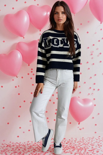 CHLOE Damen Pullover navy blau Dstreet MY1974