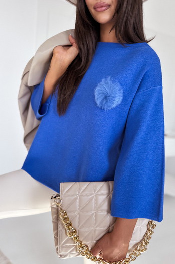 Damen Oversize-Pullover GAIA blau Dstreet MY2007