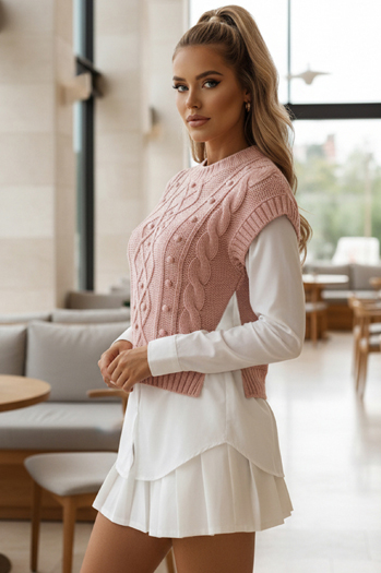 Damen Lange Pullover CELESTIA Farbe Rosa DSTREET MY2217