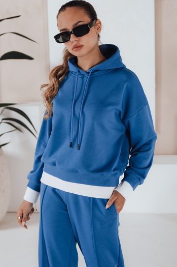 Damen Trainingsanzug-Set SANELIS Farbe Blau DSTREET AY0991