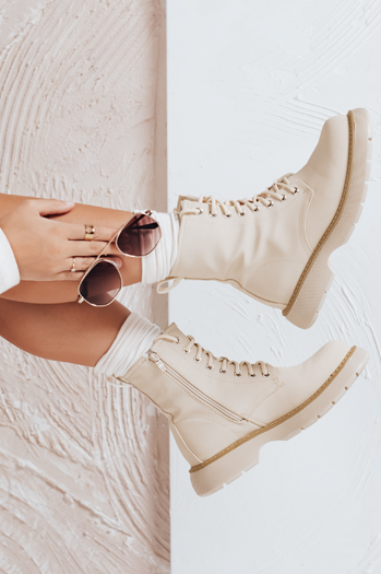 Damenstiefel MOONSTONE Farbe Beige DSTREET ZY0367