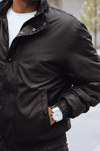 Herren Übergangsjacke Farbe Schwarz DSTREET TX4583