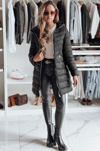 Damen Steppjacke CLOUDY Farbe Schwarz DSTREET TY3980