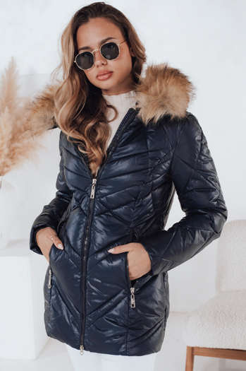 Damen Winterjacke SOLARIS Farbe Dunkelblau DSTREET TY4009