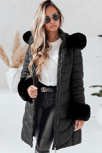 Damen Winterjacke MOON Farbe Schwarz DSTREET TY4051