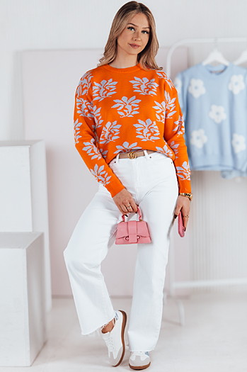 SWEET BUNNY Damen Pullover orange Dstreet MY2281