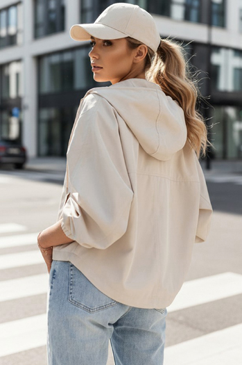 Damen Oversize Jacke CATRAL Farbe Kastanienbraun DSTREET TY4191