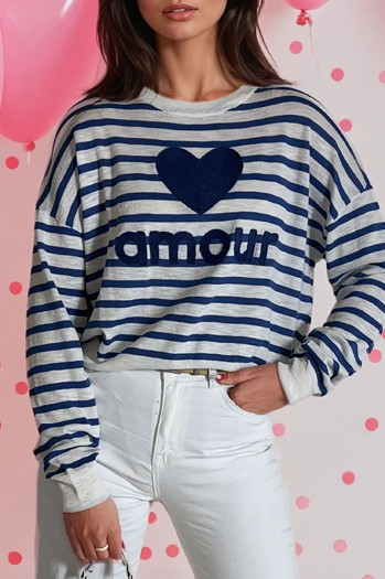 Damen-Pullover NOVES blau Dstreet MY2321
