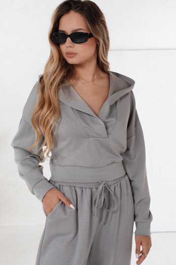 Damen Sweatshirt Set THISE grau Dstreet AY1029