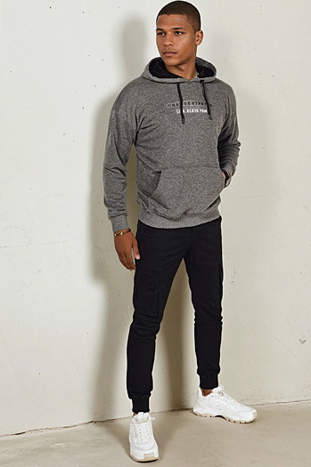 Herren Kapuzenpullover Farbe Anthrazit DSTREET BX5723