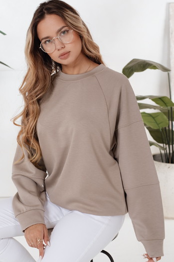 UZORI Damen Sweatshirt beige Dstreet BY1285