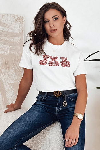 Damen-T-Shirt GRIZY ecru Dstreet RY2568