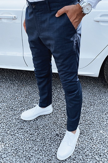 Dunkelblaue Herren-Chinohose Dstreet UX4393