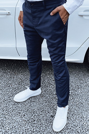 Marineblaue Hose für Männer Dstreet UX4411