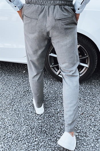 Dunkelgraue Stoffhose für Männer Dstreet UX4412