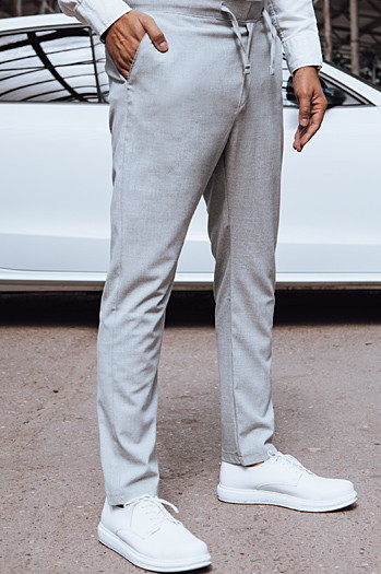 Hellgraue Chino-Hose für Herren Dstreet UX4415