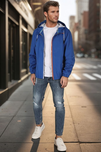 Blaue Herren Übergangsjacke Dstreet TX4699
