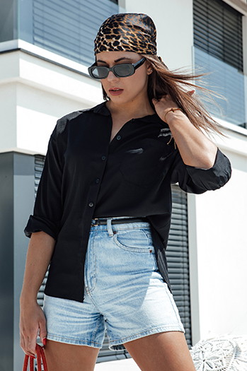 Damenshirt ELEGANZZA schwarz Dstreet DY0437