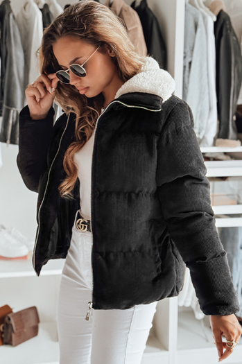 Damen Winterjacke TRENDYGLAM schwarz Dstreet TY4357