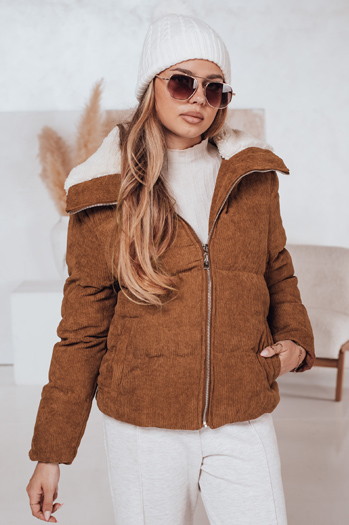 Damen Winterjacke TRENDYGLAM braun Dstreet TY4360