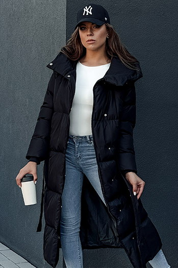 Damen Steppmantel CLOUTIQUE schwarz Dstreet TY4373