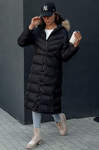 Damen Wintermantel LUXWARM schwarz Dstreet TY4374