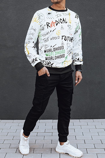 Herren Sweatshirt weiß Dstreet BX5757