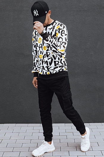Herren Sweatshirt weiß Dstreet BX5761